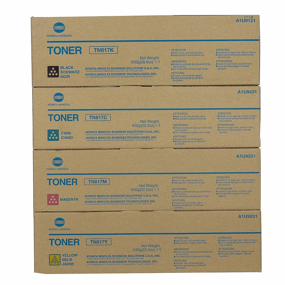 ست تونر اورجینال TN617 کونیکا مینولتا مناسب C70HC